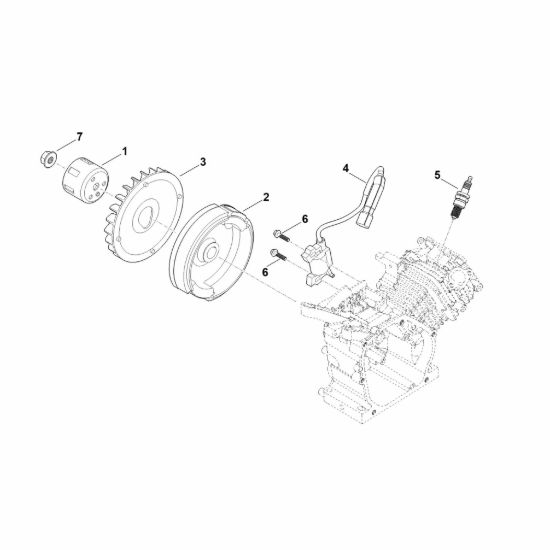 Picture of I - Sistema di accensione e volano EHC 600.0 (EHC600-0002)
